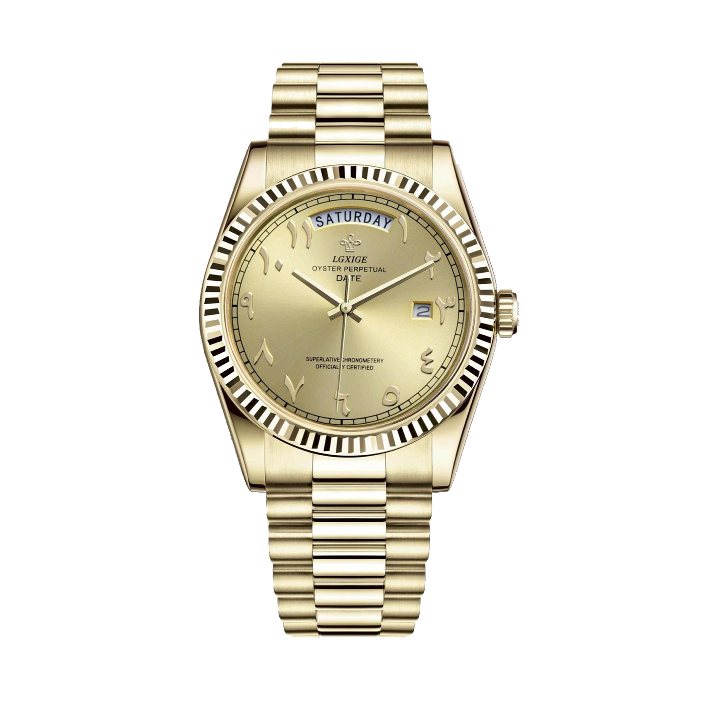 Gold Date Style Watch